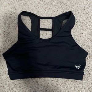 EUC Varsity Youth Large Black Sports Bra